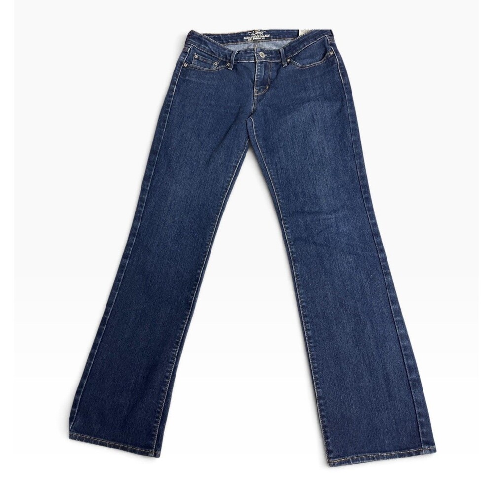 Levis Slight Curve Classic Boot Cut Jeans Dark Wash Blue Size 6 28 x 32